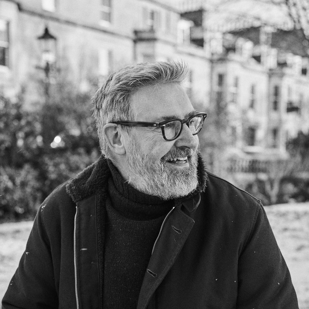 Portrait of Simon Shaw at Rubislaw Terrace Gardens