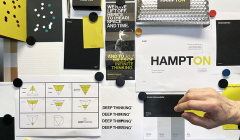 A small part of our vision board at Hamptons