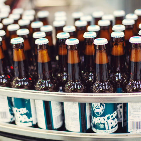 Original Hardcore IPA beer bottle design
