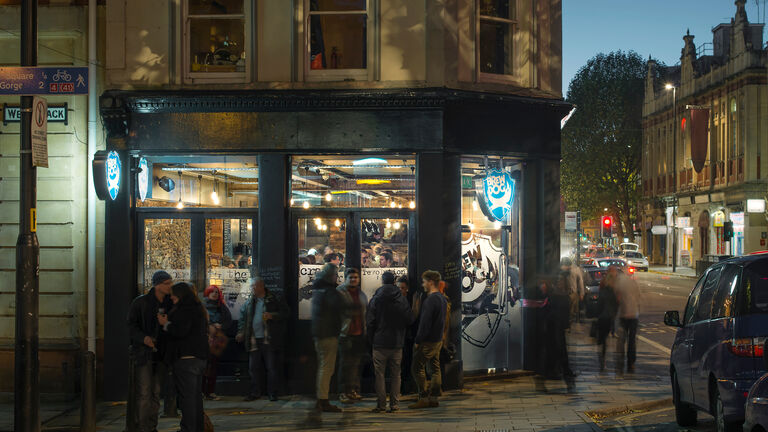 Bar exteriors and signage